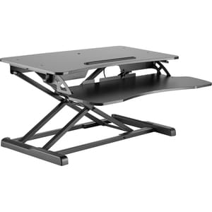 Amer Mounts Sit-Stand Integrated Desk Workstation - 15 kg Load Capacity - 19.70" (500.38 mm) Height x 24.20" (614.68 mm) W