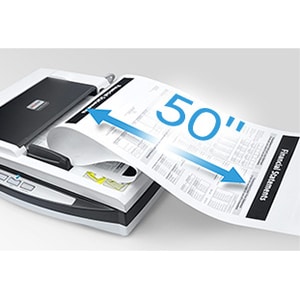 Plustek SmartOffice PL4080 Einzugsscanner - 600 dpi Optische Auflösung - 48-bit Farbtiefe - 16-bit Graustufen - USB