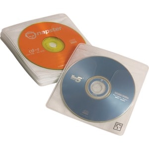 Case Logic 120 Disc Capacity Double Sided CD ProSleeves® - Sleeve - White - 120 CD/DVD