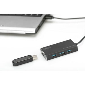Digitus USB-Hub - USB - Extern - 4 Total USB Port(s) - 4 USB 3.0 Port(s)
