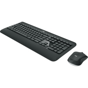 Logitech MK540 Keyboard & Mouse - English (US), International - USB Wireless RF - USB Wireless RF - Optical - 1000 dpi - S