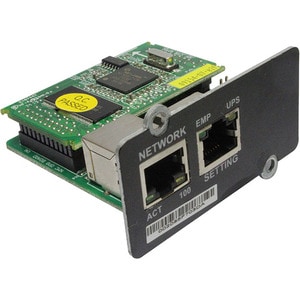 Salicru UPS Management Adapter - 2 x Network (RJ-45) Port(s) - Black, Green