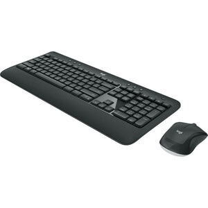 Logitech MK540 Keyboard & Mouse - QWERTY - Spanish - USB Wireless RF - USB Wireless RF - Optical - 1000 dpi - 3 Button - S