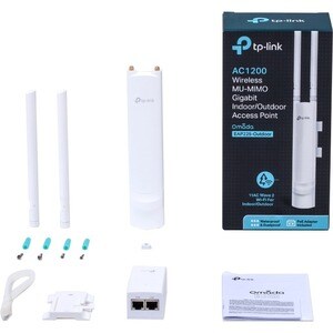 TP-Link EAP225-Outdoor Dual Band IEEE 802.11ac 1.17 Gbit/s Wireless Access Point - Outdoor - 5 GHz, 2.40 GHz - MIMO Techno