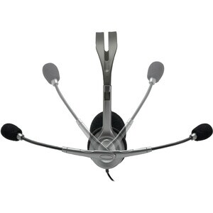 Logitech H111 Wired Over-the-head Stereo Headset - Black - Binaural - Supra-aural - 32 Ohm - 20 Hz to 20 kHz - 179.8 cm Ca