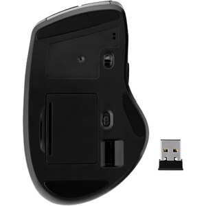 V7 MW600 6-Button Wireless Optical Mouse with Adjustable DPI - Black - Optical - Wireless - Radio Frequency - 2.40 GHz - B