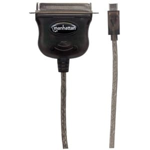 Manhattan 152525 1m Paralelo/USB Cable de transferencia de datos - Cable for Dispositivo periférico, Impresora, Portátil -