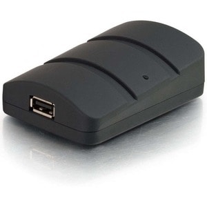 C2G USB 2.0 Over Cat5 Superbooster Dongle Kit - PVC - Black