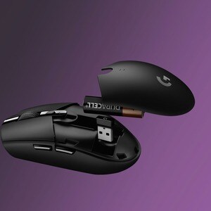 Logitech G305 Mouse - Optical - Wireless - Black - 6 Button(s)