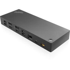 Lenovo Docking Station - for Notebook - USB Type C - 3840 x 2160 - 6 x USB Ports - 2 x USB 2.0 - USB Type-C - 2 x HDMI Por