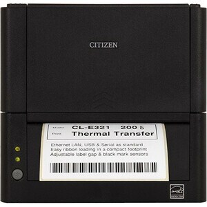 Imprimante Thermique Direct Citizen CL-E321 - Impression d'étiquette - Monochrome - 203 dpi - 200 mm/s Mono