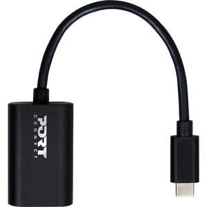Port Video Adapter - 1 x 24-pin Type C USB Male - 1 x 15-pin HD-15 VGA Female - 1920 x 1200 Supported