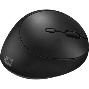 Adesso iMouse V10 - Wireless Vertical Ergonomic Mini Mouse - Optical - Wireless - Radio Frequency - 2.40 GHz - Black - USB