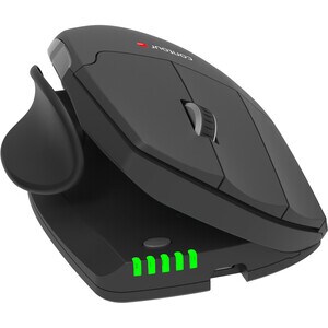 Contour Unimouse Mouse - PixArt PMW3330 - Cable - Black, Slate - USB - 2800 dpi - Scroll Wheel - 6 Button(s) - Left-handed