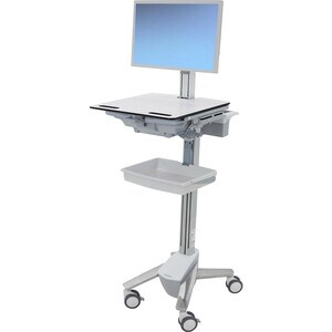 Ergotron Zubehörfach - 5,90 kg Weight Capacity - 416,6 mm Breite x 330,2 mm Tiefe x 76,2 mm Höhe - Plastik, Stahl - Weiß, 