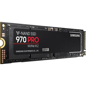 Samsung 970 PRO MZ-V7P512E 512 GB Solid State Drive - M.2 2280 Internal - PCI Express (PCI Express 3.0 x4) - 3500 MB/s Max