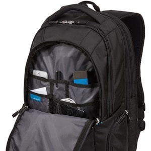 Case Logic BEBP-315 Carrying Case (Backpack) for 15.6" Notebook - Black - Polyester Body - Checkpoint Friendly - Shoulder 