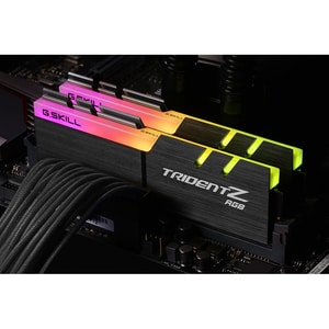 G.SKILL Trident Z RGB RAM Module - 16 GB (2 x 8GB) - DDR4-3200/PC4-25600 DDR4 SDRAM - 3200 MHz - CL16 - 1.35 V - Non-ECC -