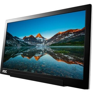 AOC I1601FWUX 16" Class Full HD Monitor LCD - 16:9 - Prata - 39,6 cm (15,6") Viewable - LED Backlight - 1920 x 1080 - 262.