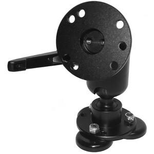 Zirkona Mounting Plate for Tablet, Smartphone - Black Powder Coat - 1.81 kg Load Capacity