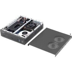 Shuttle XPC slim DH02U5 Desktop Computer - Intel Core i5 7th Gen i5-7200U - 8 GB - 120 GB SSD - Slim PC - Black - Windows 