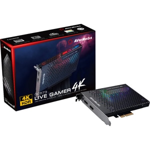 AVerMedia Live Gamer 4K (GC573) - Functions: Video Game Capturing, Video Game Capturing, Video Game Streaming - PCI Expres
