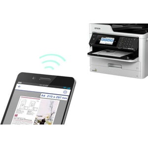 Epson WorkForce Pro WF-M5799 Wireless Inkjet Multifunction Printer-Monochrome-Copier/Fax/Scanner-24 ppm Mono Print-4800x12