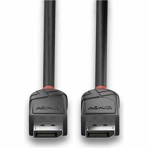 LINDY Black Line 2 m DisplayPort AV-Kabel - Cable for Audio-/Video-Gerät - 21,6 Gbit/s - Unterstützt bis zu4096 x 2160 - A