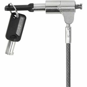 Targus DEFCON ASP70GL Cable Lock For Notebook - Keyed Lock - Silver - Galvanized Steel - For Notebook