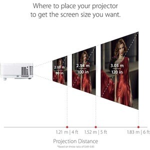 ViewSonic PX706HD 3D Ready Objektiv mit kurzer Brennweite (Short Throw) DLP-Projektor - 16:9 - 1920 x 1080 Piel - 22,000:1