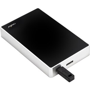 Rocstor Rocsecure EX31 2 TB 2.5" Hard Drive - External - Portable - USB 3.1 - 5400rpm ENCYPTED PORTABLE DRIVE 3XTOKEN KEY 