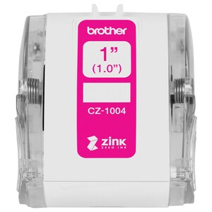 Brother CZ-1004 Multipurpose Label - 25.40 mm Width - Zero Ink (ZINK) - 1