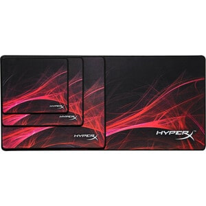 Kingston HyperX FURY S Pro Mouse Pad - Textured - Black - Natural Rubber, Cloth - Anti-fray, Wear Resistant, Tear Resistant