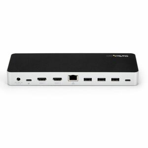 StarTech.com USB Type C Docking Station for Notebook - 60 W - Black - 2 Displays Supported - 4K - 1920 x 1200, 4096 x 2160