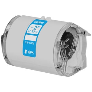 Brother CZ-1005 Multipurpose Label - 50.04 mm Width - Zero Ink (ZINK) - 1