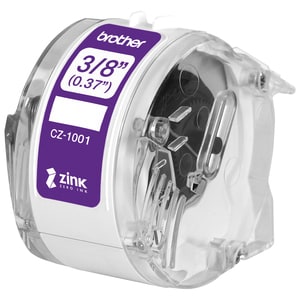 Brother CZ-1001 Multipurpose Label - 9.40 mm Width - Zero Ink (ZINK) - 1
