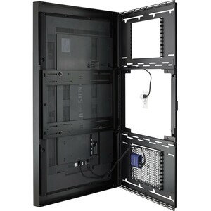 Chief Impact On-Wall Kiosk - Portrait 55" Black - Wall Mountable