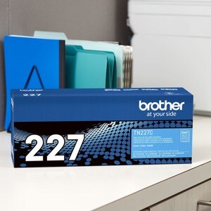 Brother TN-227C Original High Yield Laser Toner Cartridge - Cyan - 1 Each - 2300 Pages