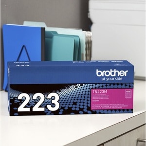 Brother Genuine TN-223M Standard Yield Magenta Toner Cartridge - 1300 Pages