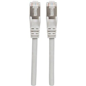 Network Patch Cable, Cat6A, 5m, Grey, Copper, S/FTP, LSOH / LSZH, PVC, RJ45, Gold Plated Contacts, Snagless, Booted, Lifet