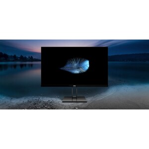 AOC 22V2Q 54,6 cm (21,5 Zoll) Full HD WLED LCD-Monitor - 16:9 Format - Schwarz - 1920 x 1080 Pixel Bildschirmauflösung - 2