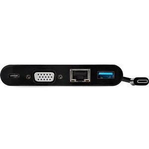 StarTech.com USB C VGA Multiport Adapter - Power Delivery Charging (60W) - USB 3.0 - GbE - USB C Adapter for Mac, Windows,