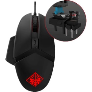 Mouse di gioco HP OMEN - USB - Ottico - 6 Pulsante(i) - Cavo - 16000 dpi - Rotella di scorrimento - Destro