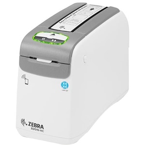 Zebra ZD510-HC Direct Thermal Printer - Monochrome - Portable - Wristband Print - USB - Bluetooth - Wireless LAN - 21.97" 