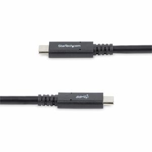 StarTech.com 6 ft (1.8m) USB C to USB C Cable, 5A 100W PD 3.0, Certified Works With Chromebook, USB-IF Certified, M/M, USB