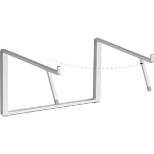 Rain Design mBar pro+ Notebook-Halter - 139,7 mm x 243,8 mm x 274,3 mm x - Anodisiertes Aluminium - 1 - Silber