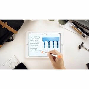 Logitech Crayon Stylus - Aktiv - Ersetzbare Stylus-Spitze - Orange - Tablet-PC Unterstütztes Gerät