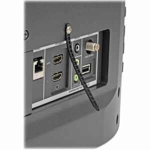 Eaton Tripp Lite Series HDMI Cable Lock - Clamp/Tie/Screw - Cable Lock - Black - Nylon