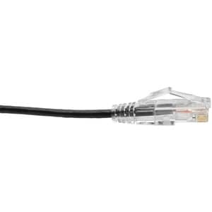 Eaton Tripp Lite Series Cat6 Gigabit Snagless Slim UTP Ethernet Cable (RJ45 M/M), PoE, Black, 6-in. (15.24 cm) - 6" Catego