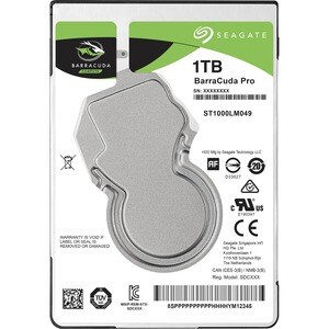 Seagate BarraCuda ST1000LM049 1 TB Disco rígido - 2,5" Interno - SATA (SATA/600) - 7200rpm - Conectável em funcionamento (